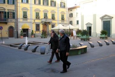 Uno scorcio del centro storico di Santa Croce sullArno 