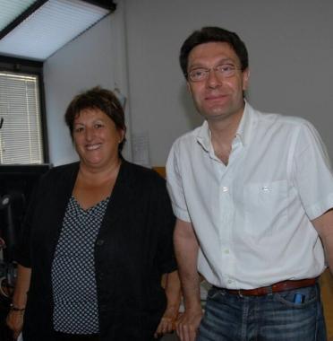 <b>INSIEME </b>Il sindaco Baldi e Simone Turini (Pdl)  