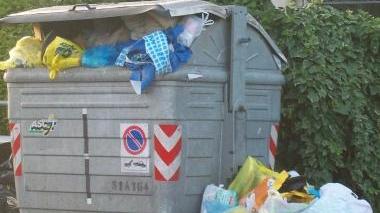 Un cassonetto (archivio)