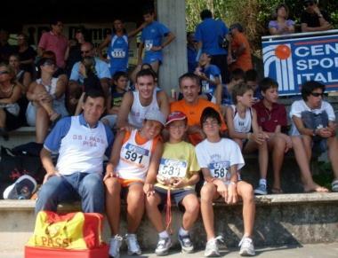 <b>ATLETICA</b> La squadra del Csi di Pisa a Celle Ligure 