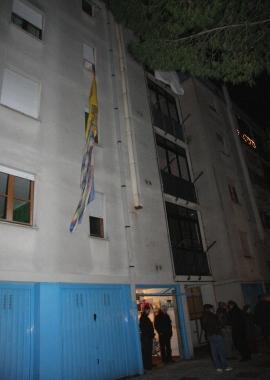 Il condominio visitato dai ladri a Galciana 