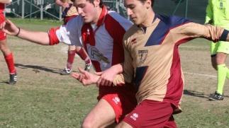 Un’azione di gioco dei campionati di calcio giovanili