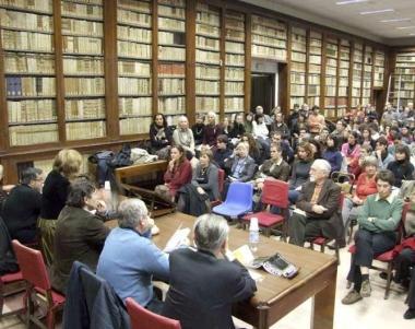 La biblioteca universitaria al palazzo della Sapienza
