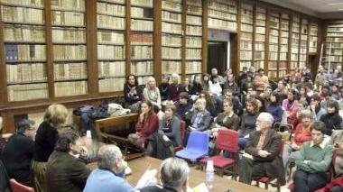 La biblioteca universitaria al palazzo della Sapienza