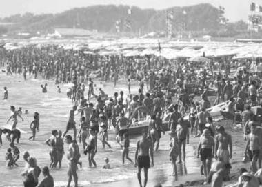 Una spiaggia di Marina in estate   