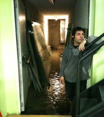 Sotto la palestra Universo scorre acqua a fiumi  