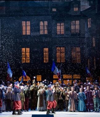 Un allestimento di Bohème