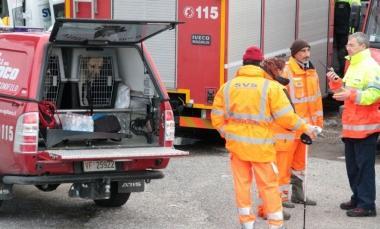 Decine di soccorritori sono stati impegnati nelle ricerche di Patrizio Baldacci sparito dalla sua casa tre giorni fa