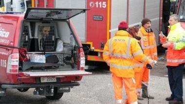Decine di soccorritori sono stati impegnati nelle ricerche di Patrizio Baldacci sparito dalla sua casa tre giorni fa