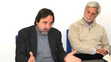 Sopra da sinistra Scarafuggi e Simonetti