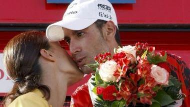 Vincenzo Nibali premiato alla Vuelta di Spagna