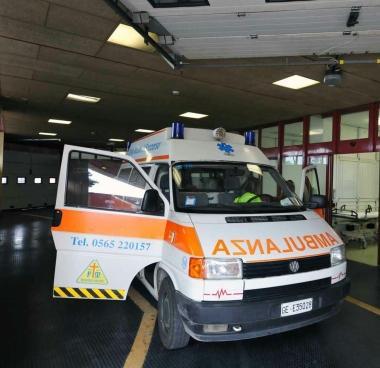 Lingresso delle ambulanze al pronto soccorso di Villamarina 