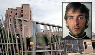 Il carcere delle Sughere e nel riquadro Yuri Attinà
