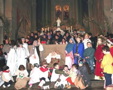 Una Nativit&agrave; allestita a Pescaglia    