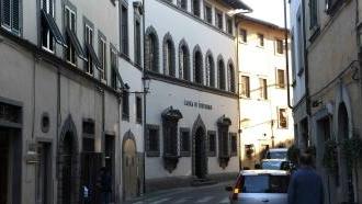 La sede della Cassa di risparmio di San Miniato