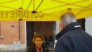 Un mercato della Coldiretti