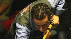 Marcolin al tiro durante la finale della passata edizione pratese del torneo