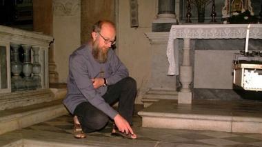 Don Hermes nella chiesa di Azzano