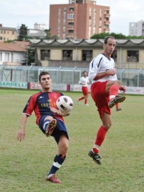 Un momento del derby fra Sporting e Cecina 1929 