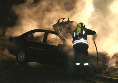 I vigili del fuoco in azione