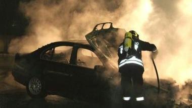 I vigili del fuoco in azione