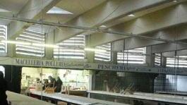 Il mercato coperto nel degrado