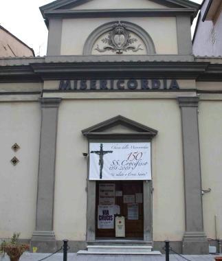 La chiesa della Misericordia di via Graibaldi a Viareggio                 