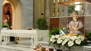 Una immagine della statua di San Ranieri che si venera nella diocesi di Pisa