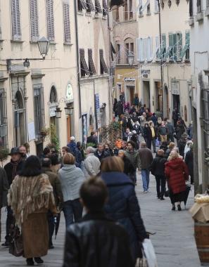 Una veduta del centro di San Miniato