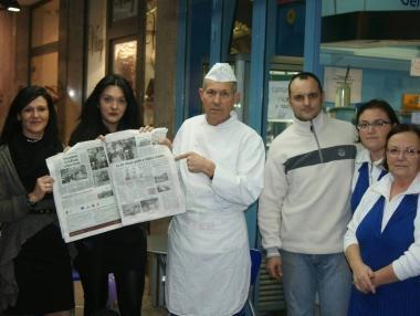 Ennio Botti e altri commercianti di Corso Amedeo, allarmati per l’ipotesi di chiudere la Ztl ai motorini