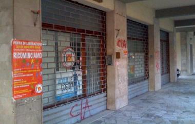 La sede del partito di Rifondazione comunista a Pontedera 
