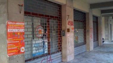 La sede del partito di Rifondazione comunista a Pontedera