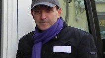 Fabrizio Gallerini, presidente della Caritas parrocchiale; più a destra, un momento dell’iniziativa
