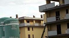 Il cantiere del primo lotto all’Acquavivola