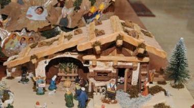 Il particolare di un presepe