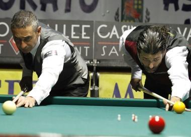 Salvatore Mannone e Marco Micucci danno il via alla finale Sotto il pratese Maurizio Di Sante 