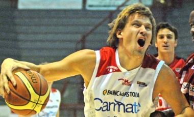 <b>KAZ CHE BOMBE! </b>Kazlauskas ha esordito il Lituania con un 4/7 dallarco che gli ha fruttato 12 punti   