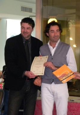 Un momento della premiazione 