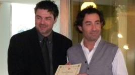 Un momento della premiazione