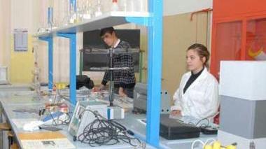 Un laboratorio scolastico