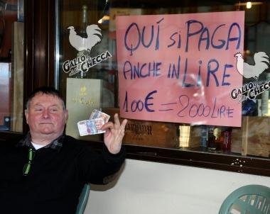 A Capezzano si torna a pagare in lire