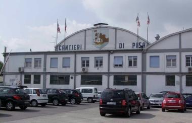 La sede dei Cantieri di Pisa