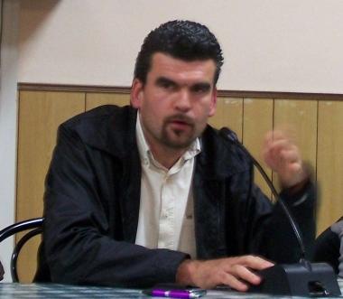 Il sindaco di S. Maria a Monte David Turini 