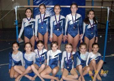 <b>GIOVANI TALENTI.</b> Le ragazze del Gym Planet 