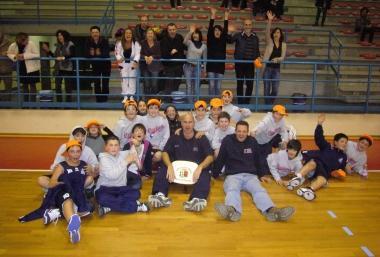 I ragazzini degli Esordienti del Basket Cecina 