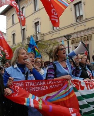 <b>EX MABRO </b>La protesta delle operaie Sotto il liquidatore Milanesio 