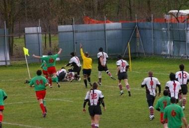 Una meta del Lunigiana rugby 