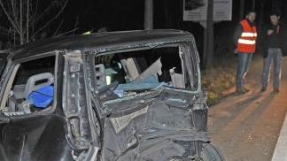 Le auto coinvolte nello scontro in viale Europa