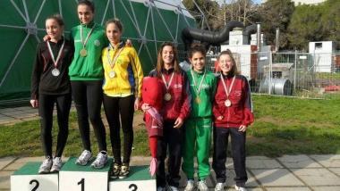 <b>CADETTE.</b> Il podio delle ragazze        
