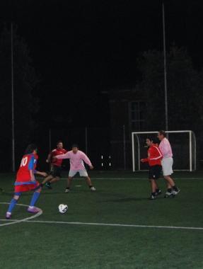 Una fase di una delle partite del torneo 